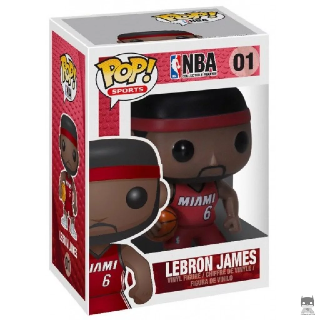 Figura Funko Pop! LeBron James en su caja