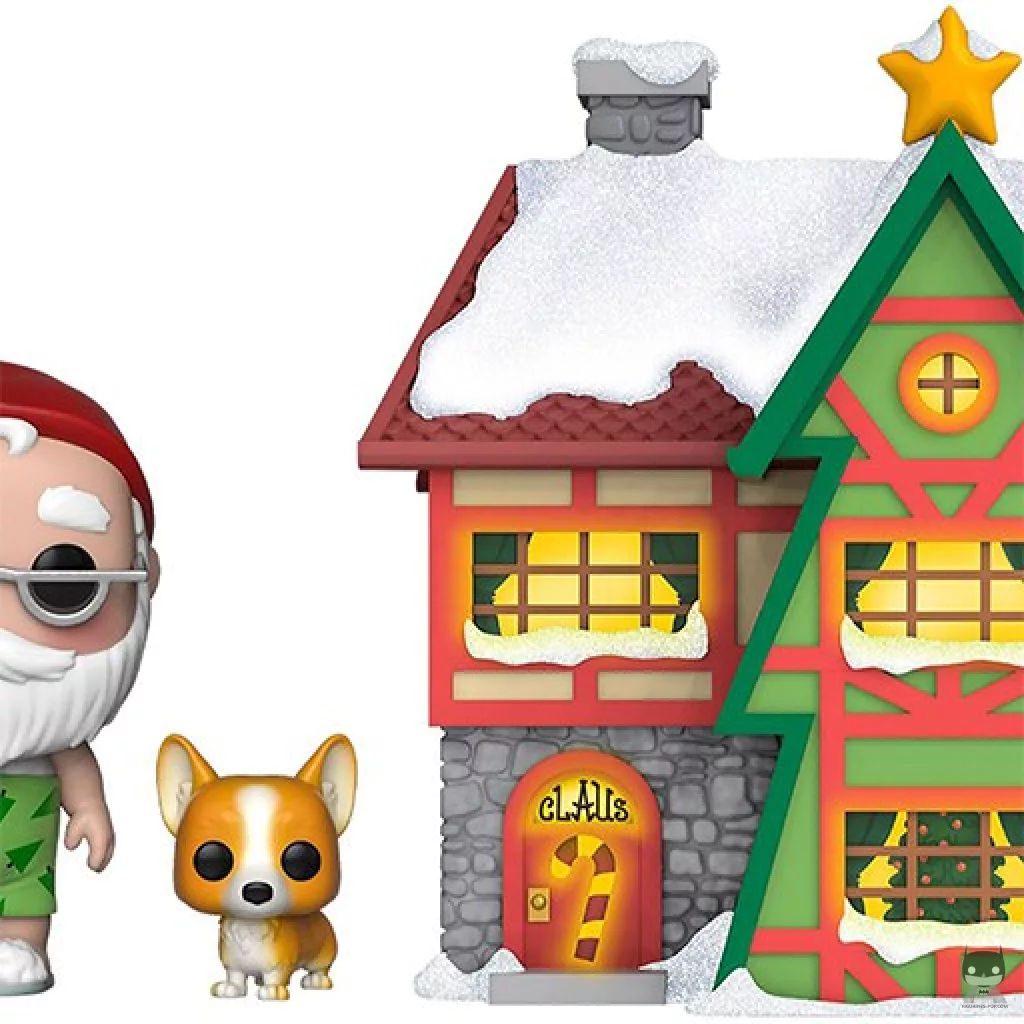 Figura Funko Pop! Papá Noel & Nutmeg delante de la casa (Peppermint Lane)