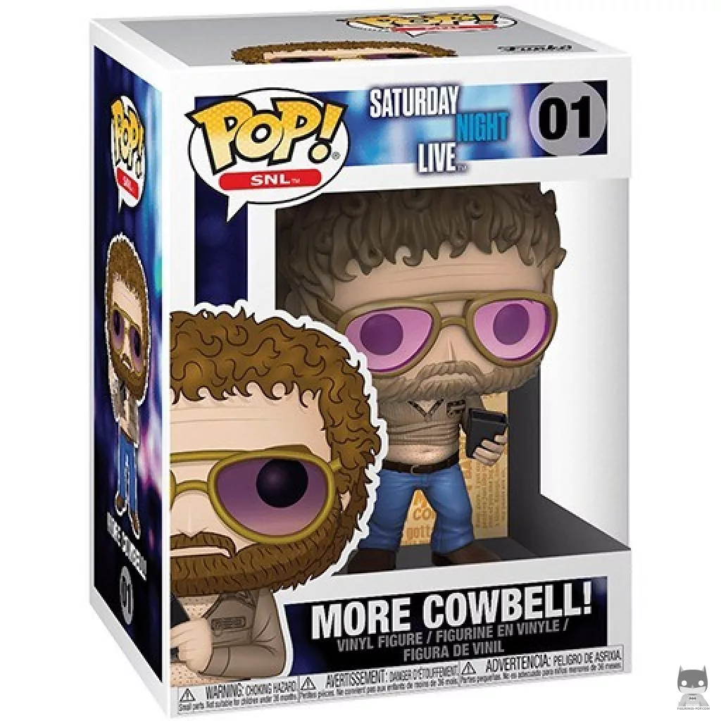 Figura Funko Pop! Gene Frenkle (More Cowbell) en su caja