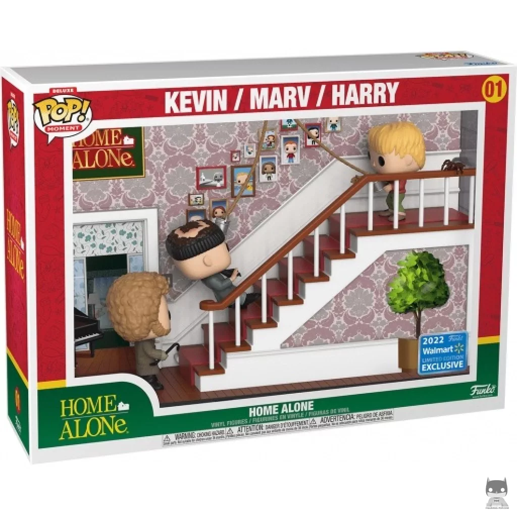 Figura Funko Pop! Kevin, Marv & Harry en su caja