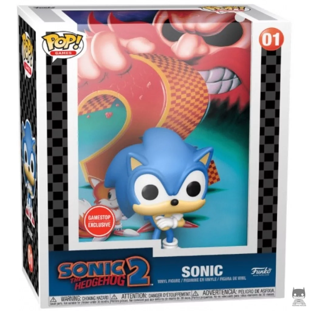 Figura Funko Pop! Sonic en su caja