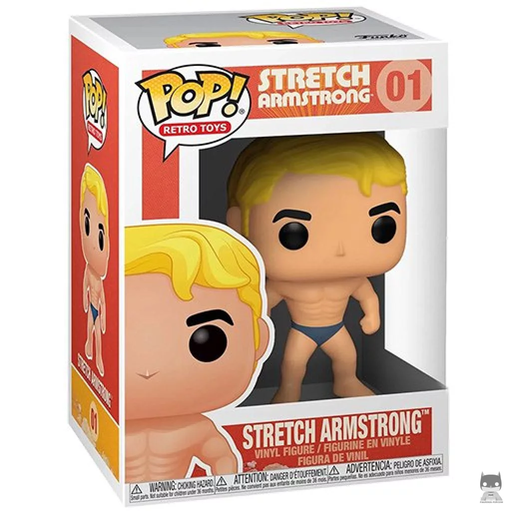 Figura Funko Pop! Stretch Armstrong en su caja