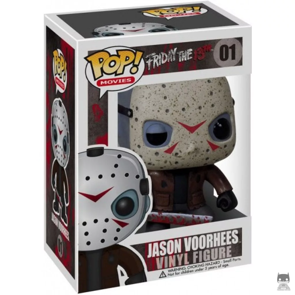 Figura Funko Pop! Jason Voorhees (Chase) en su caja