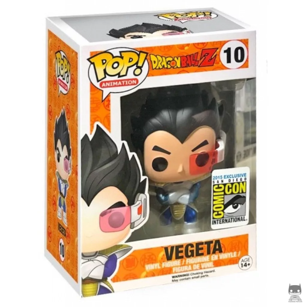 Figura Funko Pop! Vegeta (Metalizado) en su caja