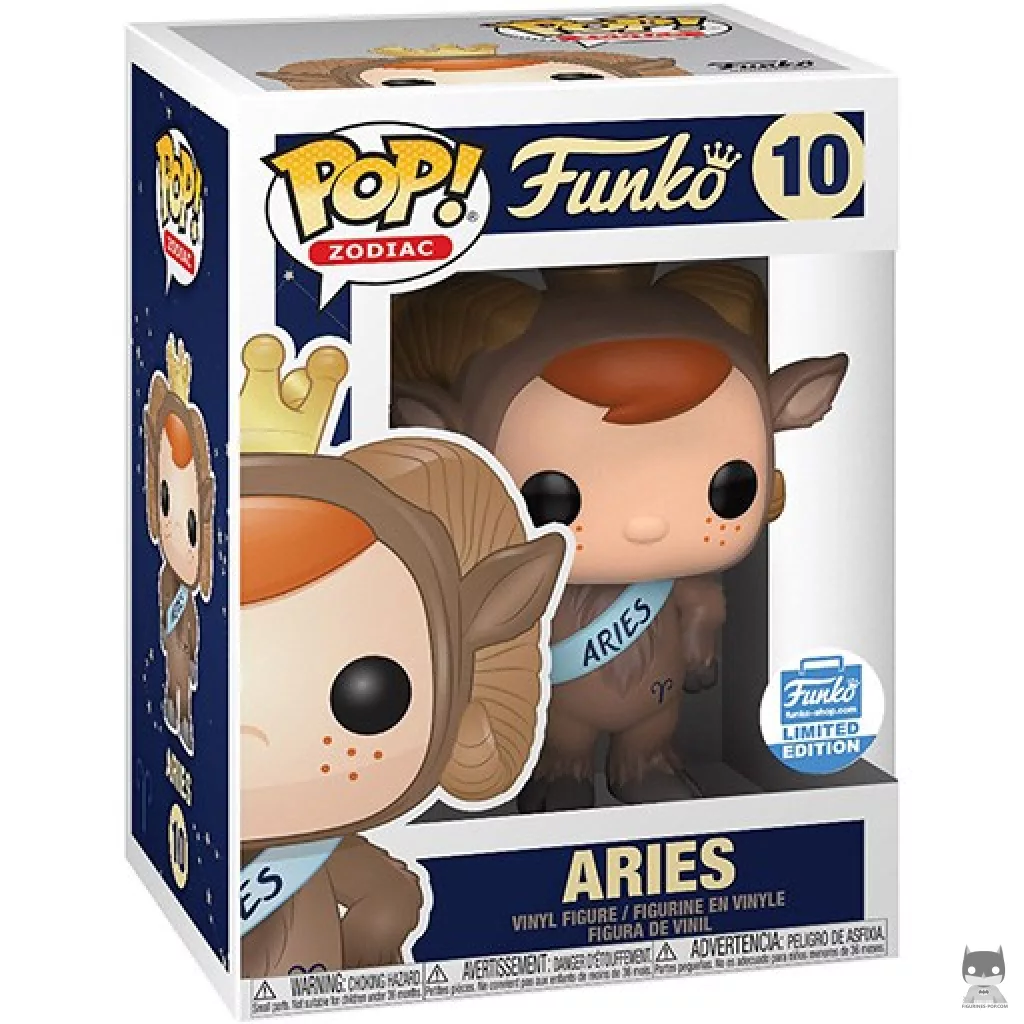 Figura Funko Pop! Aries (Zodiaco) en su caja
