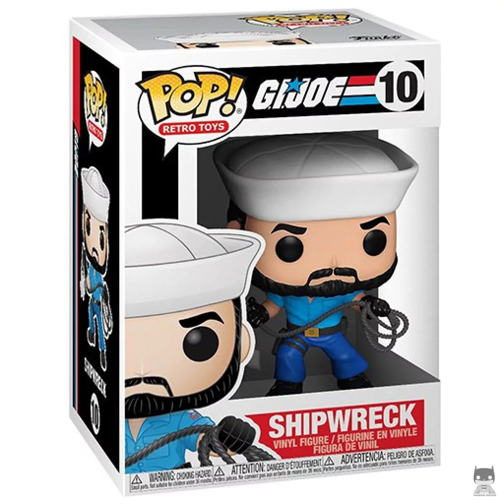 Figura Funko Pop! Shipwreck en su caja