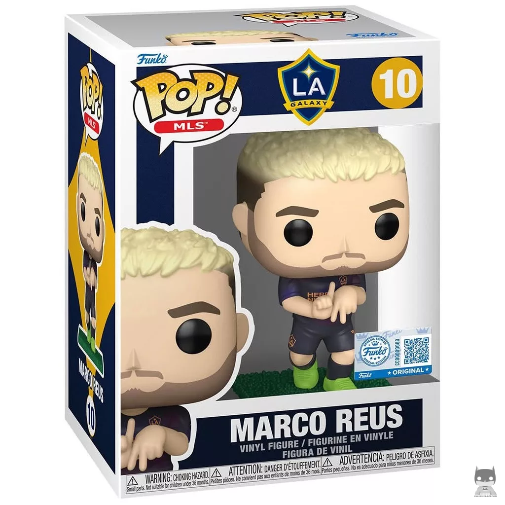 Figura Funko Pop! Marco Reus (LA Galaxy) en su caja