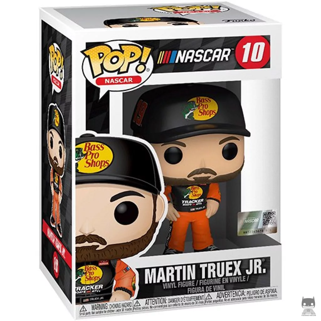 Figura Funko Pop! Martin Truex Jr. en su caja