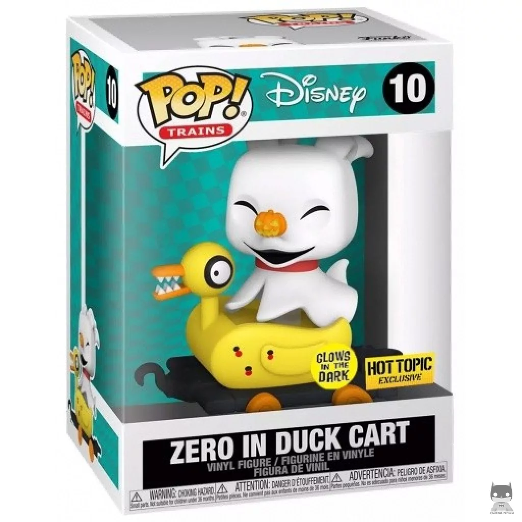 Figura Funko Pop! Zero en carrito pato (Brilla en la oscuridad) en su caja