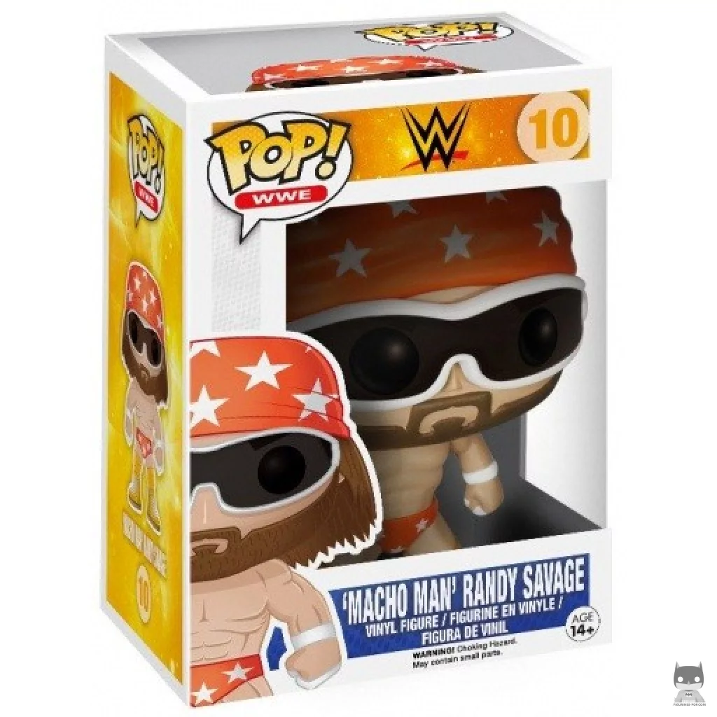 Figura Funko Pop! Randy "Macho Man" Savage en su caja
