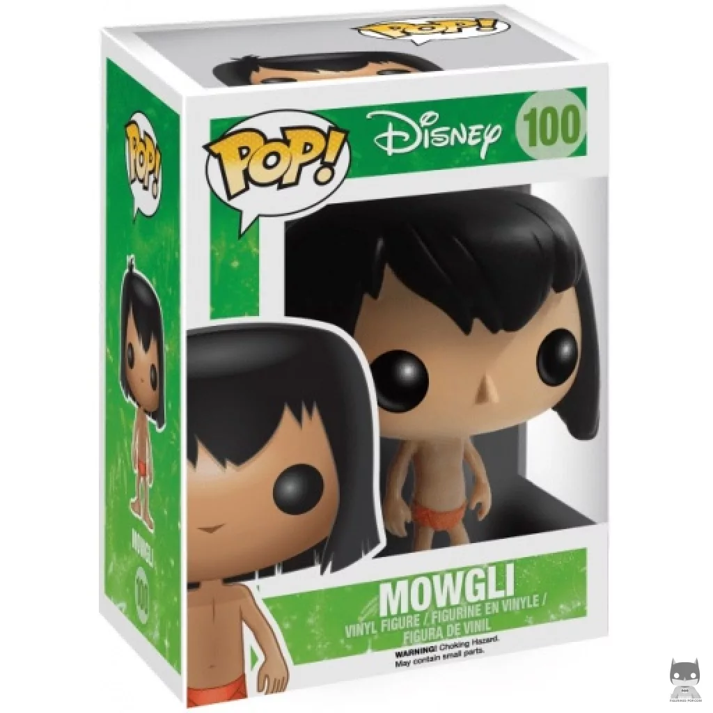 Figura Funko Pop! Mowgli en su caja