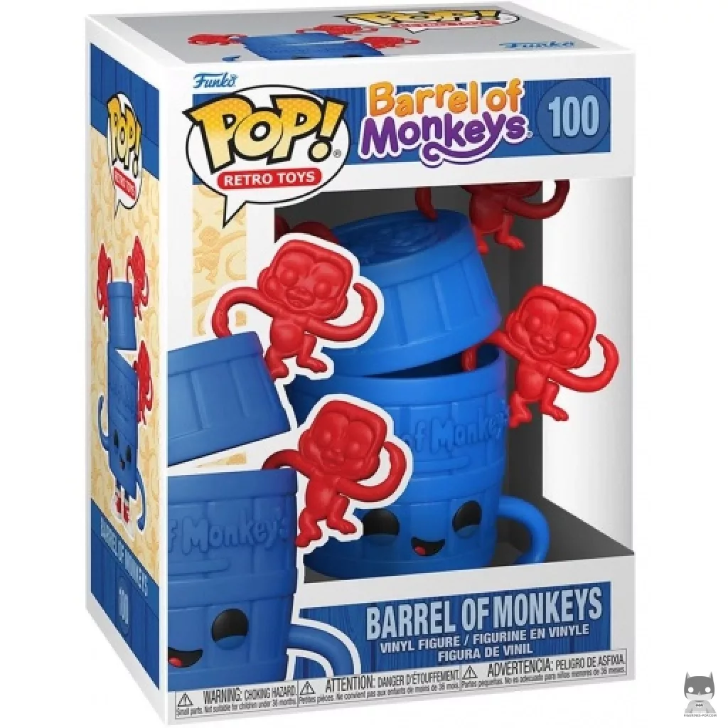 Figura Funko Pop! Barril de monos en su caja