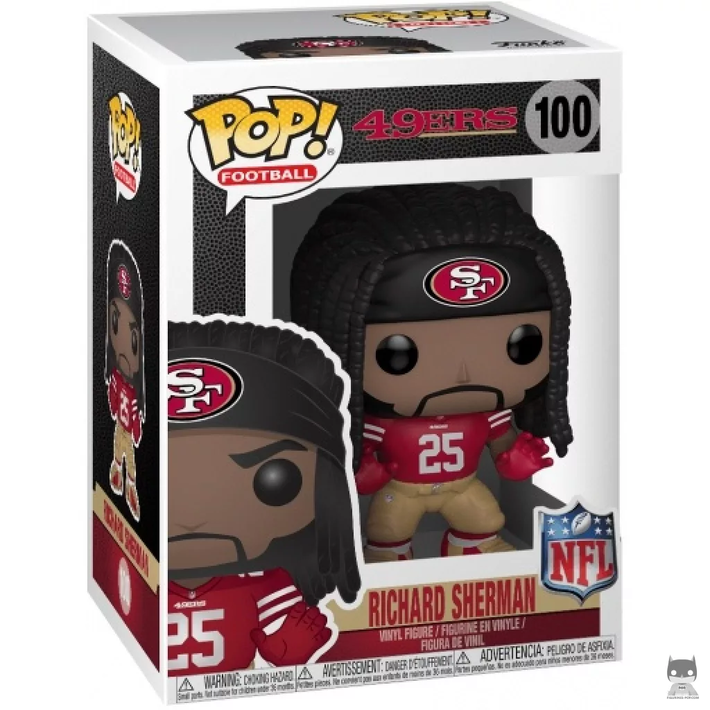 Figura Funko Pop! Richard Sherman en su caja