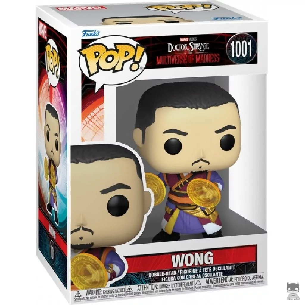 Figura Funko Pop! Wong en su caja