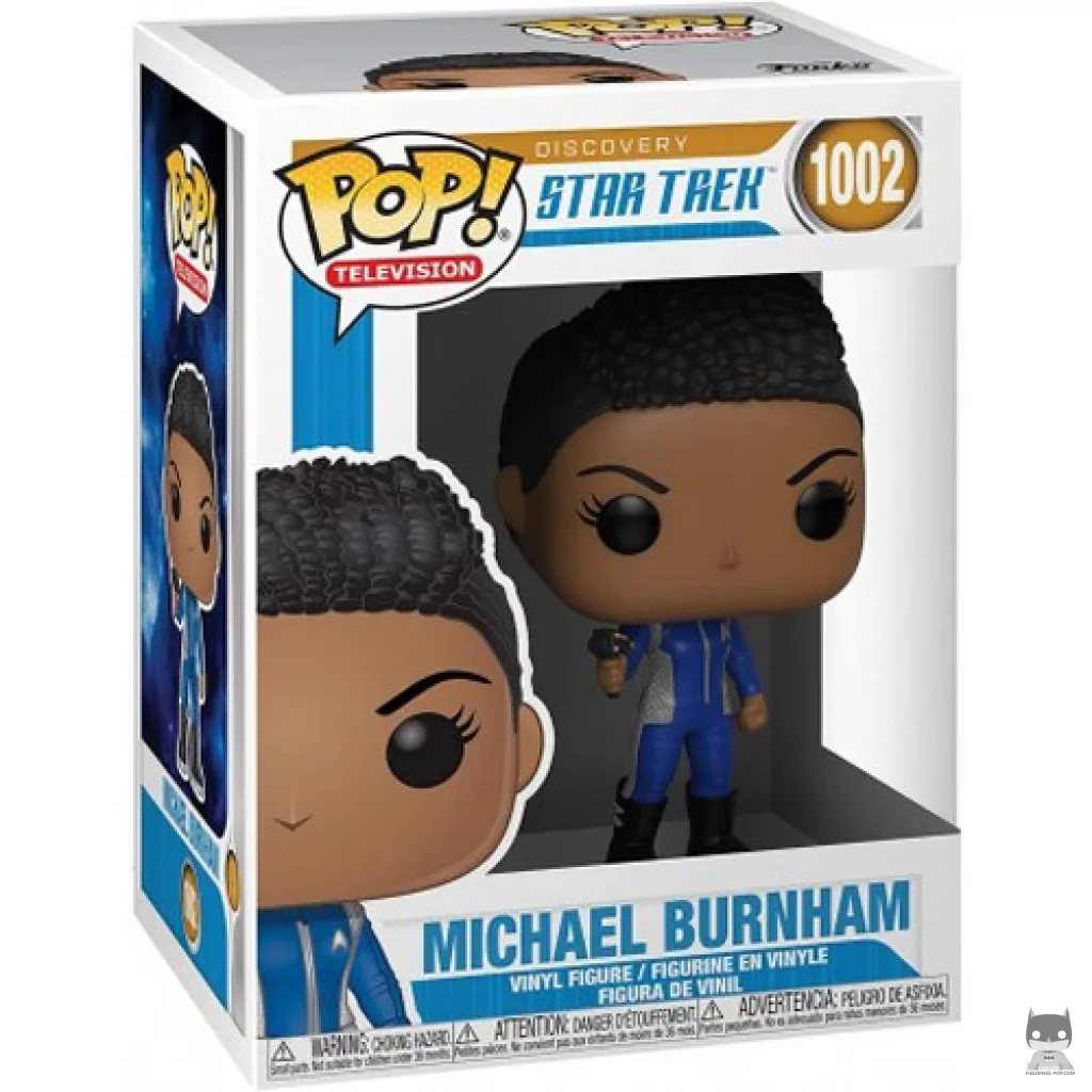 Figura Funko Pop! Michael Burnham en su caja