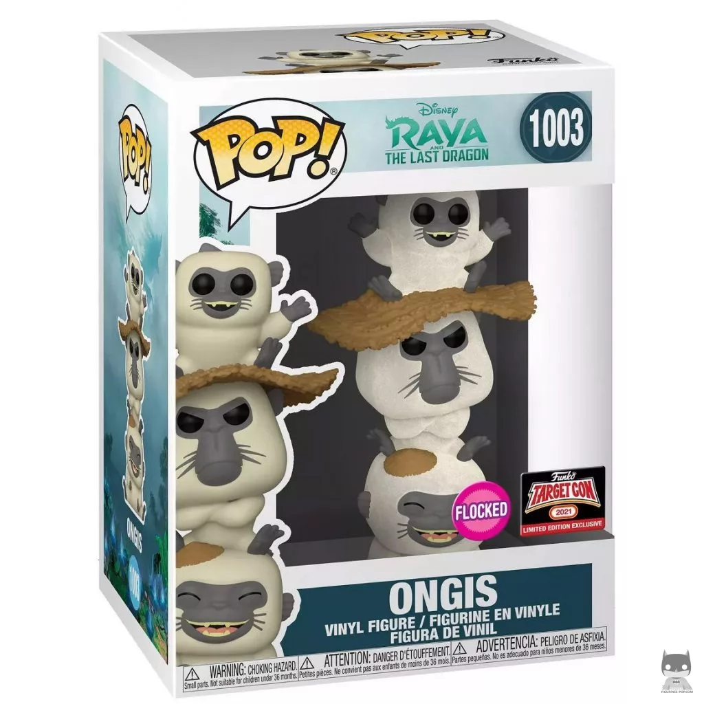 Figura Funko Pop! Ongis (Flocado) en su caja
