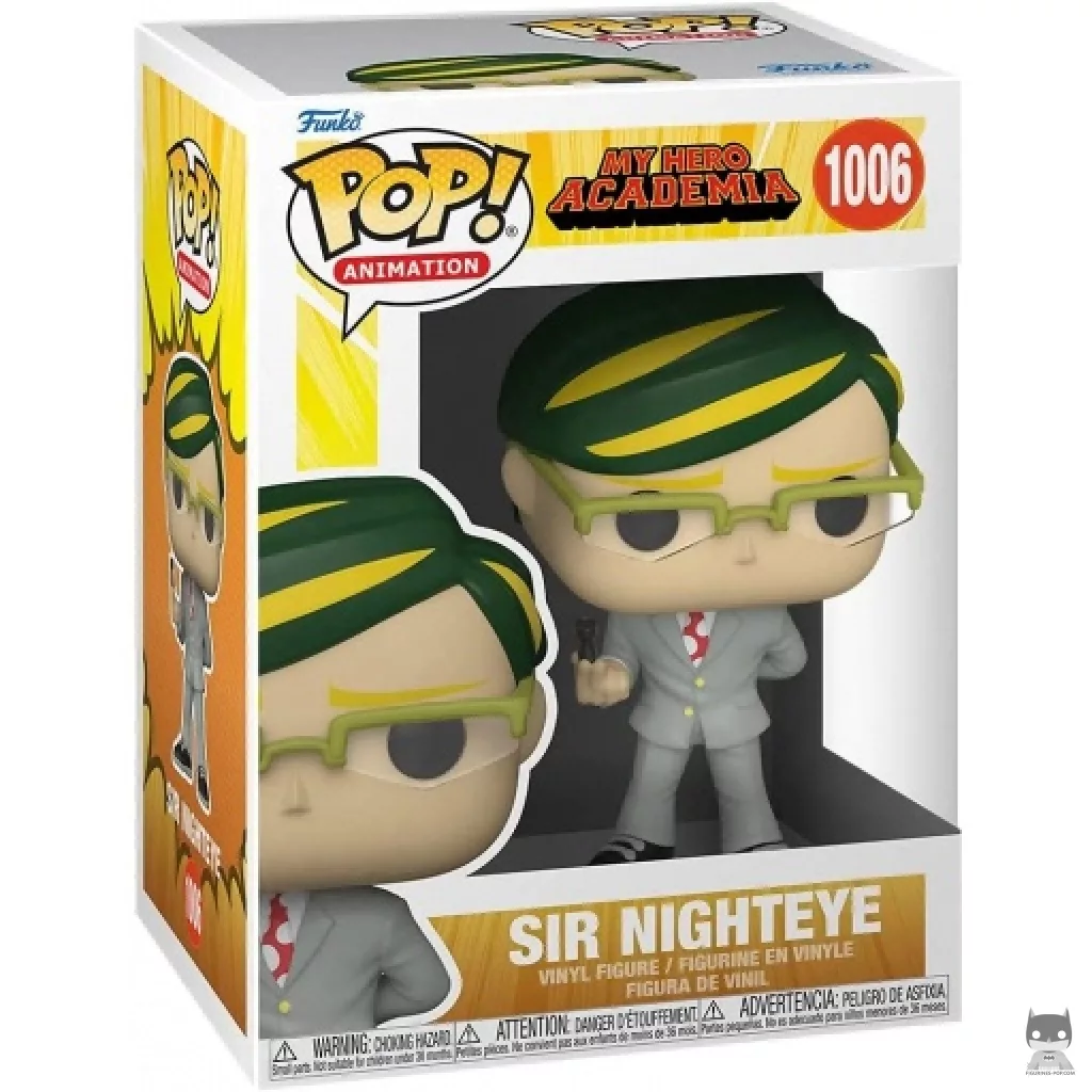 Figura Funko Pop! Sir Nighteye en su caja