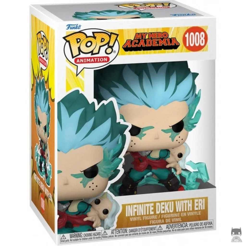 Figura Funko Pop! Deku Infinito con Eri en su caja