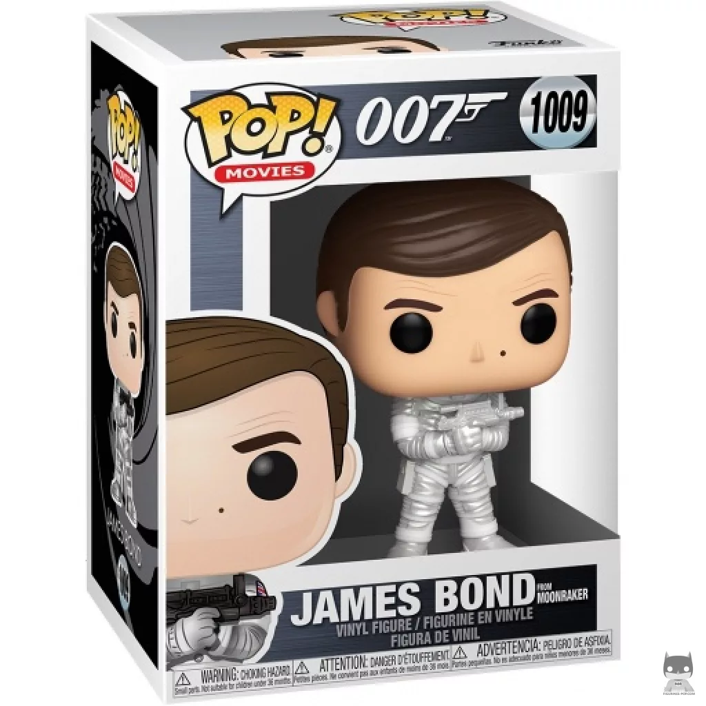 Figura Funko Pop! James Bond (Moonraker) en su caja