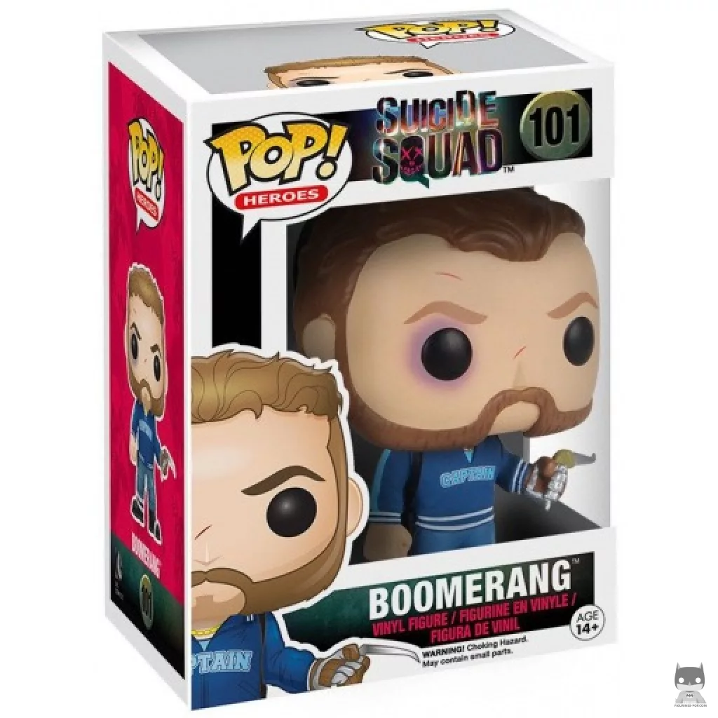 Figura Funko Pop! Captain Boomerang en su caja