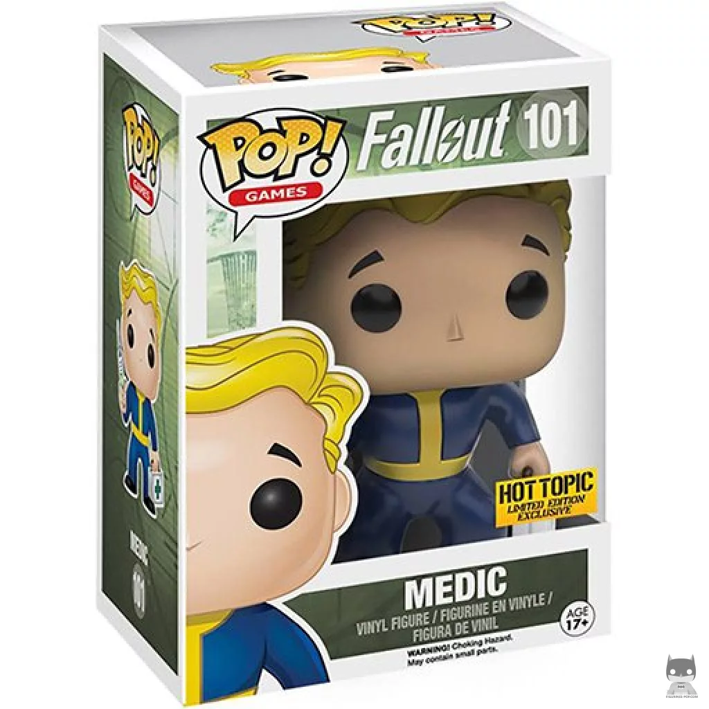 Figura Funko Pop! Vault Boy (Habilidad Médico) en su caja