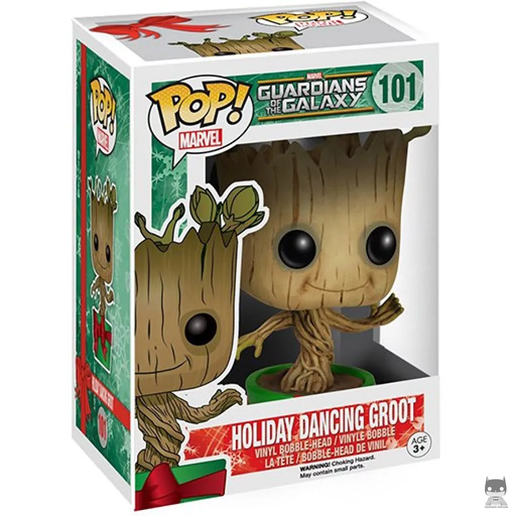 Figura Funko Pop! Groot (Navidad) en su caja
