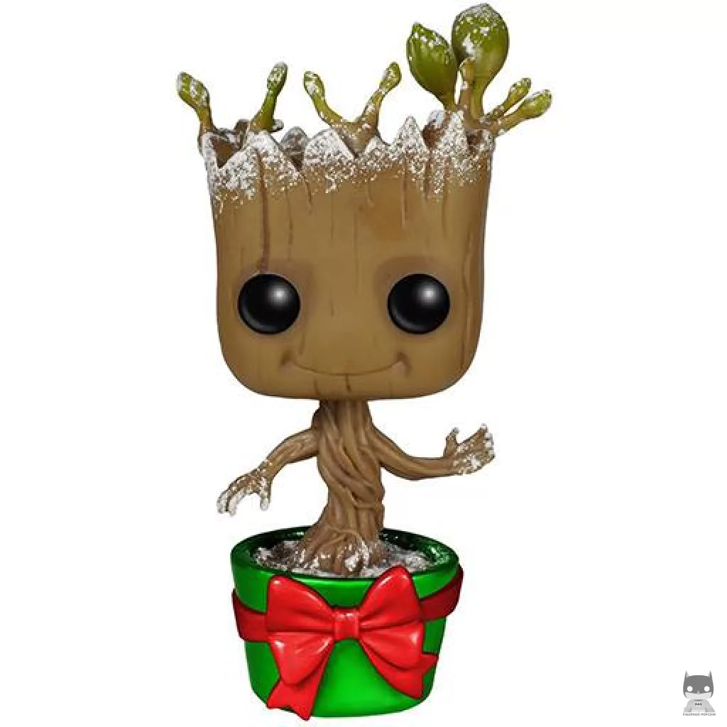 Figura Funko Pop! Groot (Navidad) (Metalizado) (Guardianes de la Galaxia)