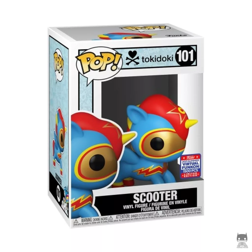 Figura Funko Pop! Scooter en su caja