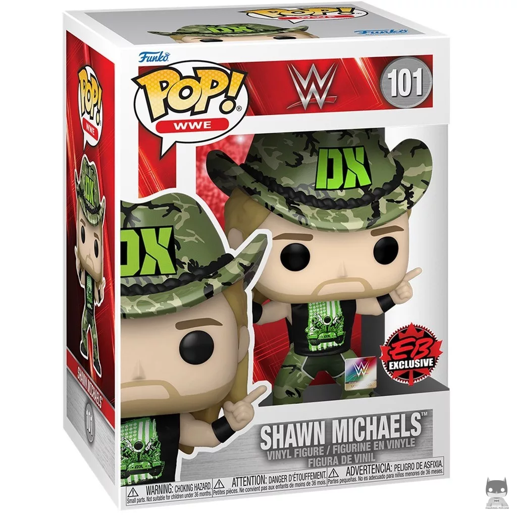 Figura Funko Pop! Shawn Michaels D-Generation X en su caja