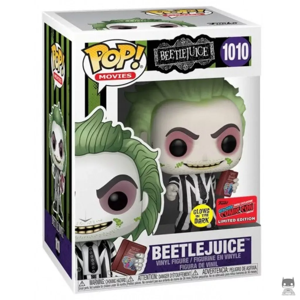 Figura Funko Pop! Beetlejuice en su caja