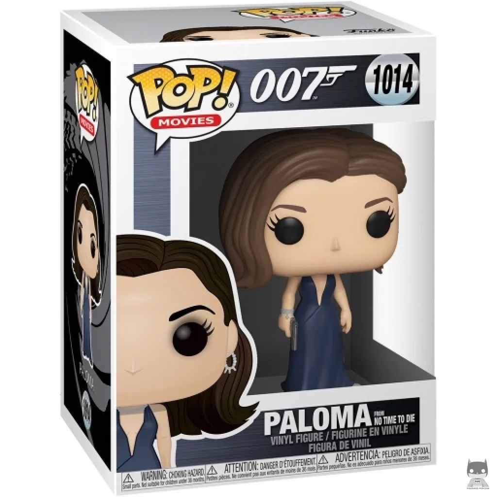 Figura Funko Pop! Paloma (Sin tiempo para morir) en su caja