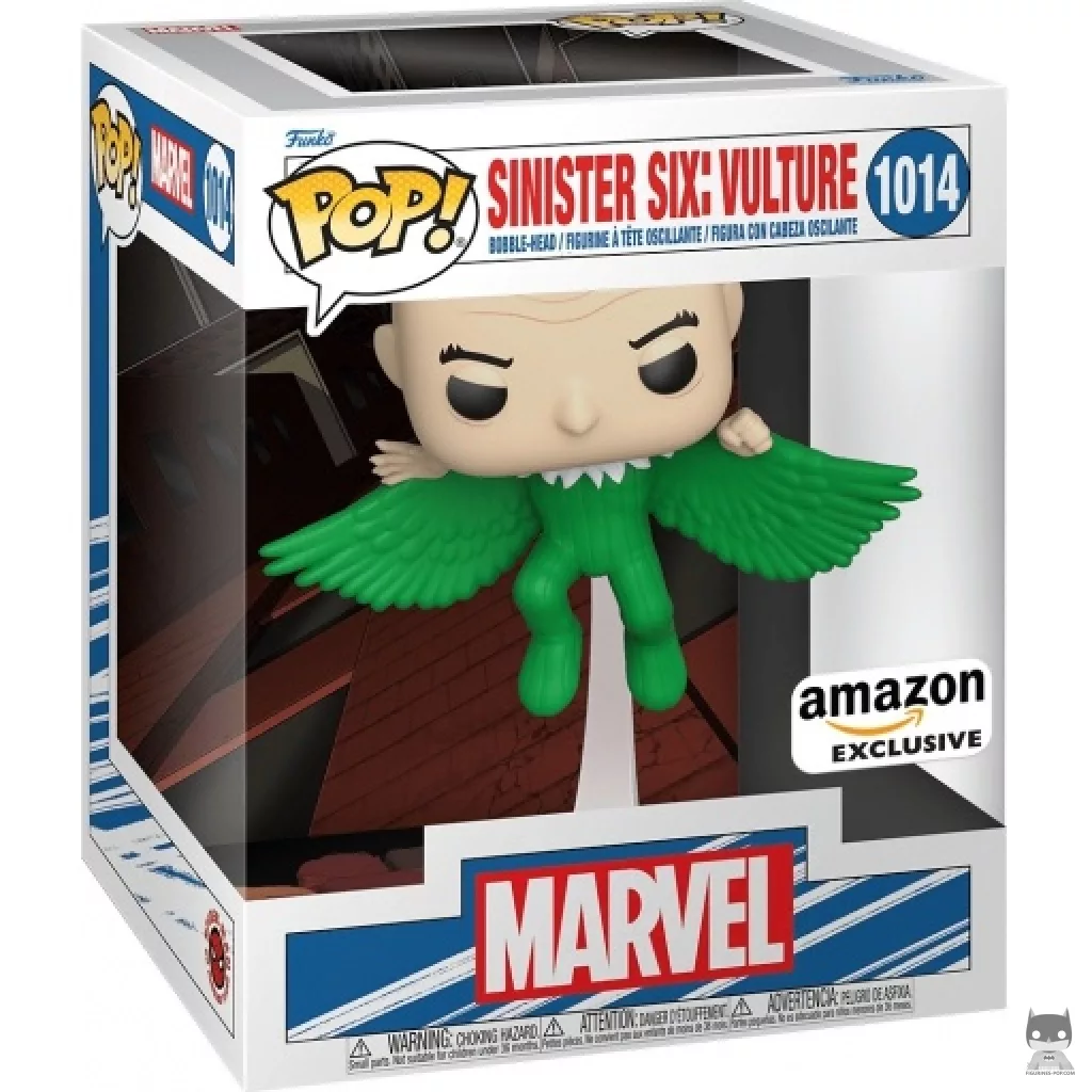Figura Funko Pop! Seis Siniestros: Buitre en su caja