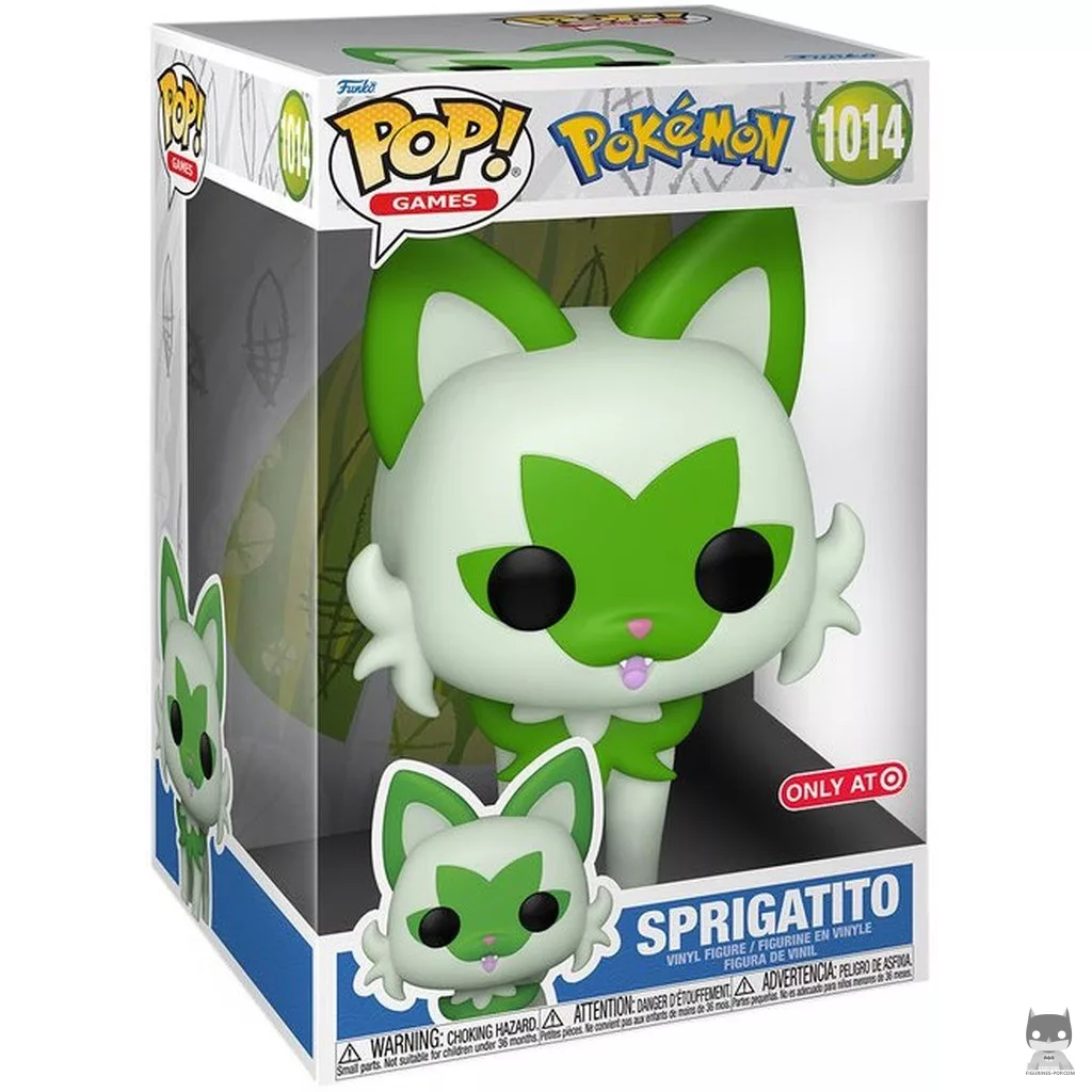 Figura Funko Pop! Sprigatito (Supersized) en su caja