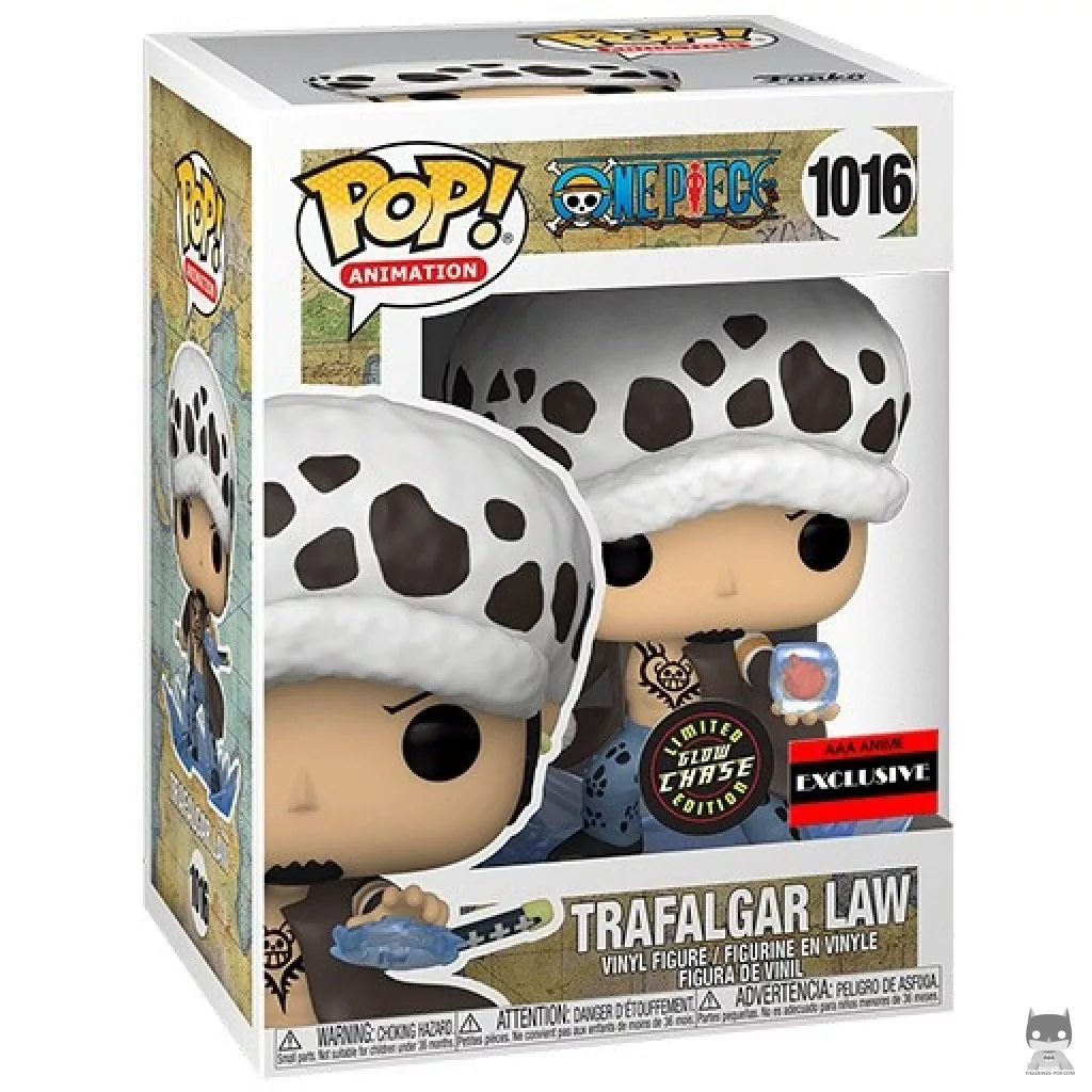Figura Funko Pop! Trafalgar Law (Chase) en su caja