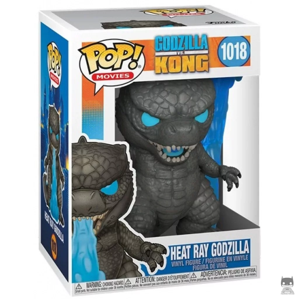 Figura Funko Pop! Godzilla con rayo atómico en su caja