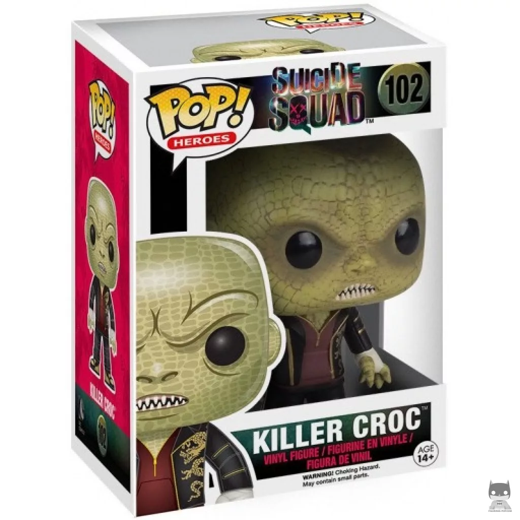 Figura Funko Pop! Killer Croc en su caja