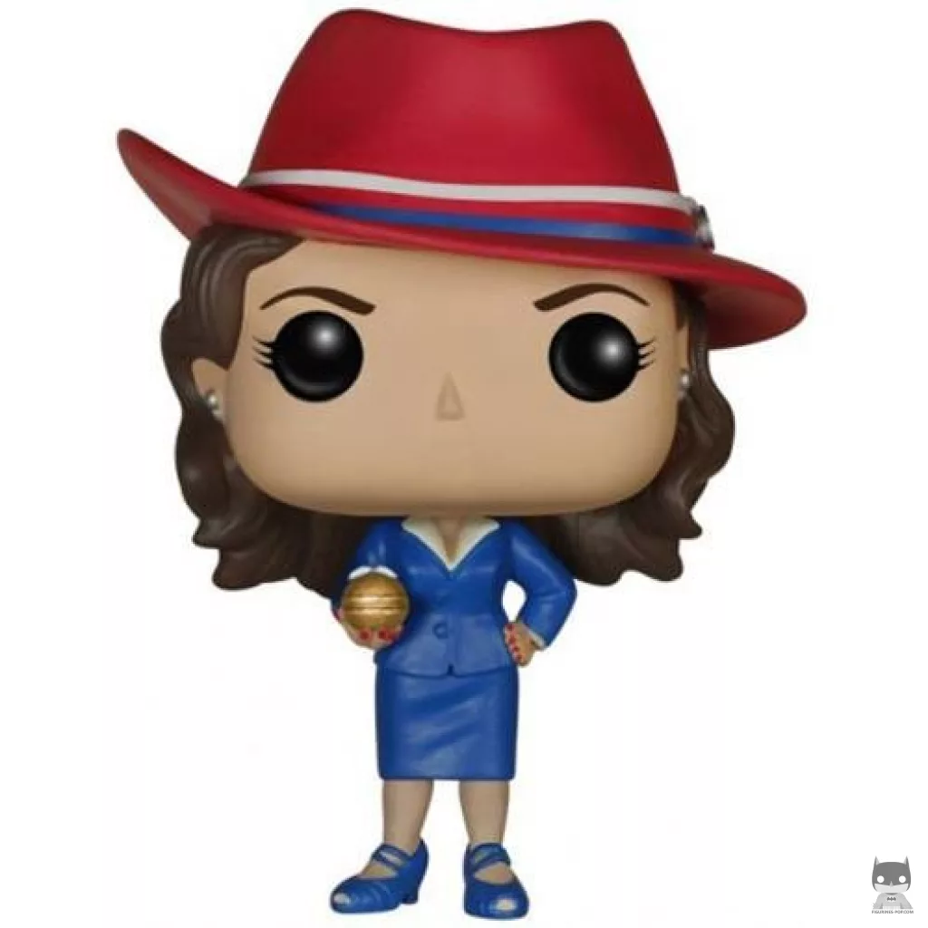 Figura Funko Pop! Agente Peggy Carter (con orbe dorado) (Marvel: Agentes de S.H.I.E.L.D.)