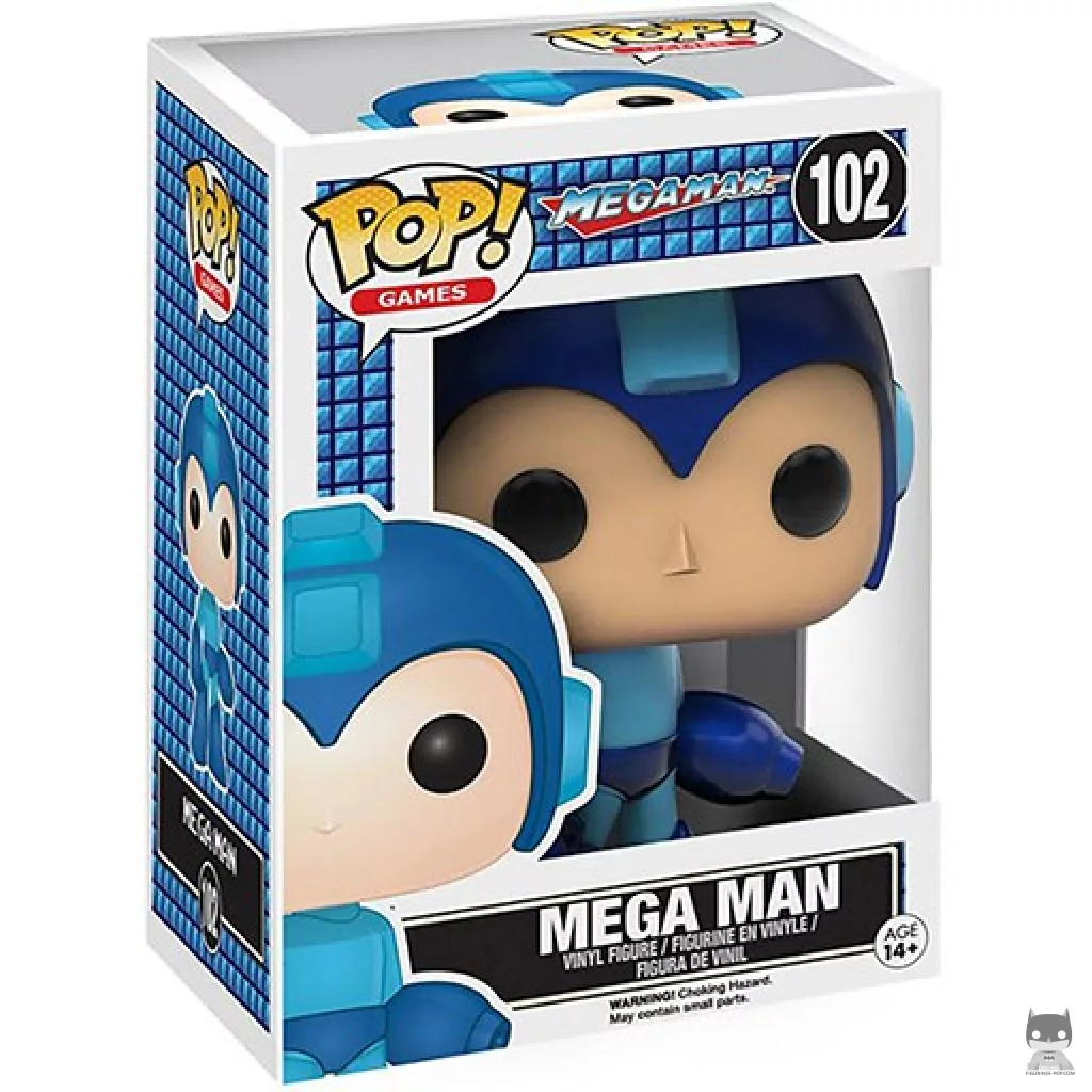 Figura Funko Pop! Mega Man en su caja