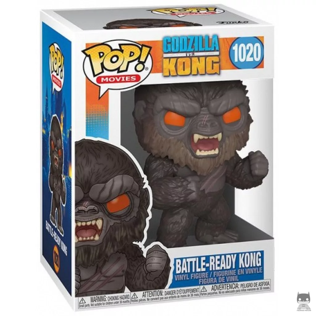 Figura Funko Pop! Kong listo para la batalla en su caja