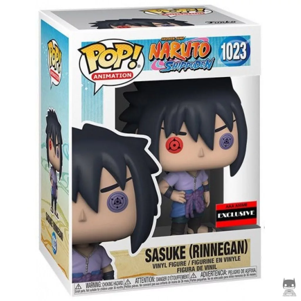 Figura Funko Pop! Sasuke (Rinnegan) en su caja