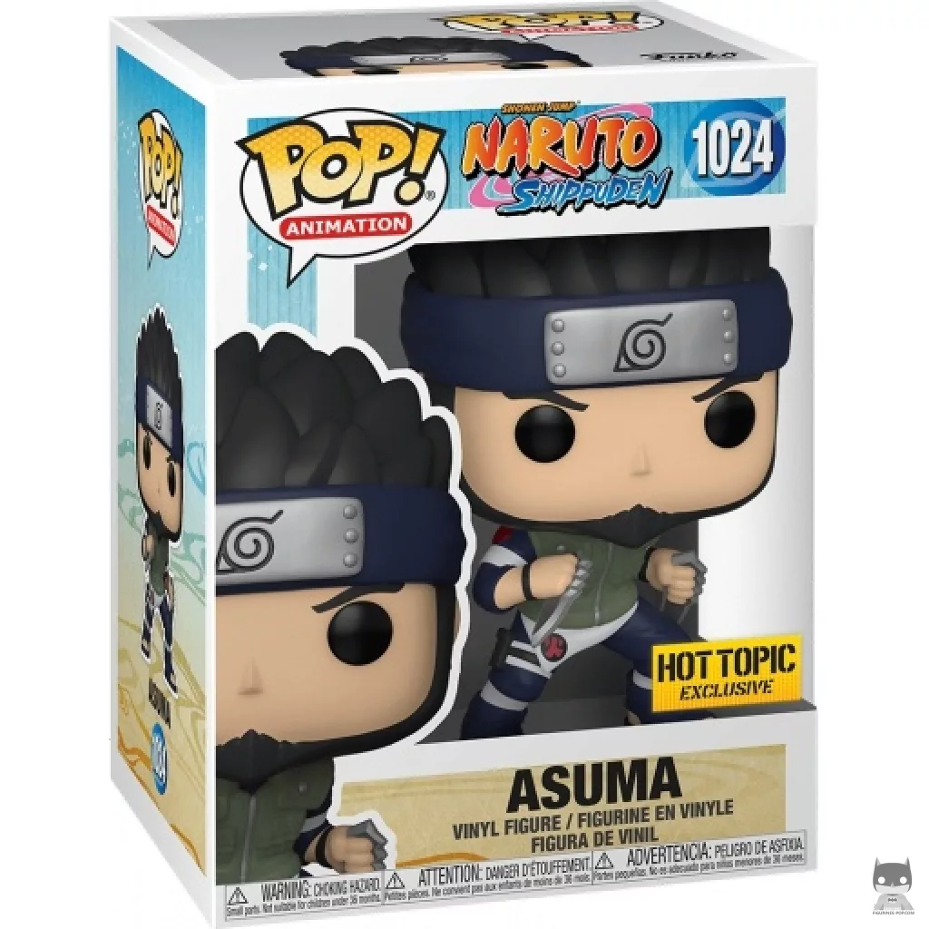 Figura Funko Pop! Asuma (Metalizado) en su caja