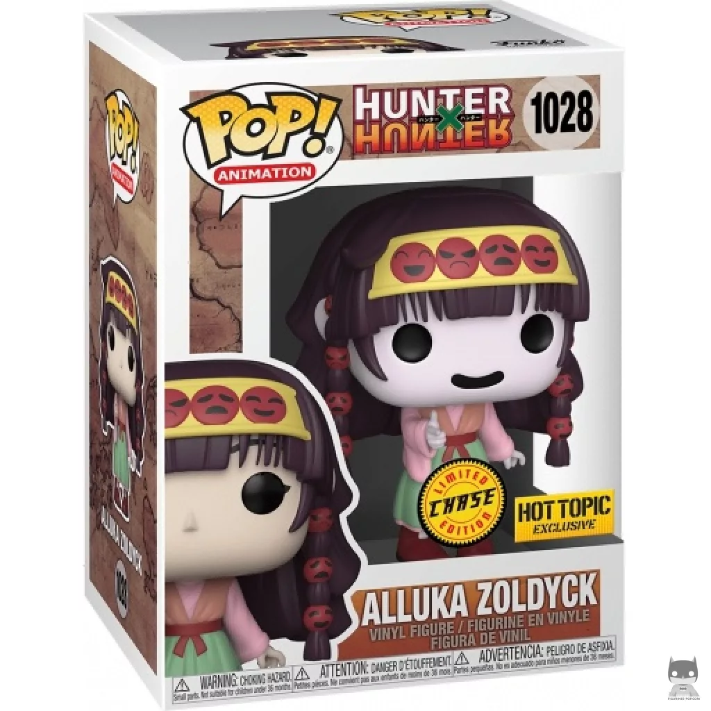 Figura Funko Pop! Alluka Zoldyck (Chase) en su caja