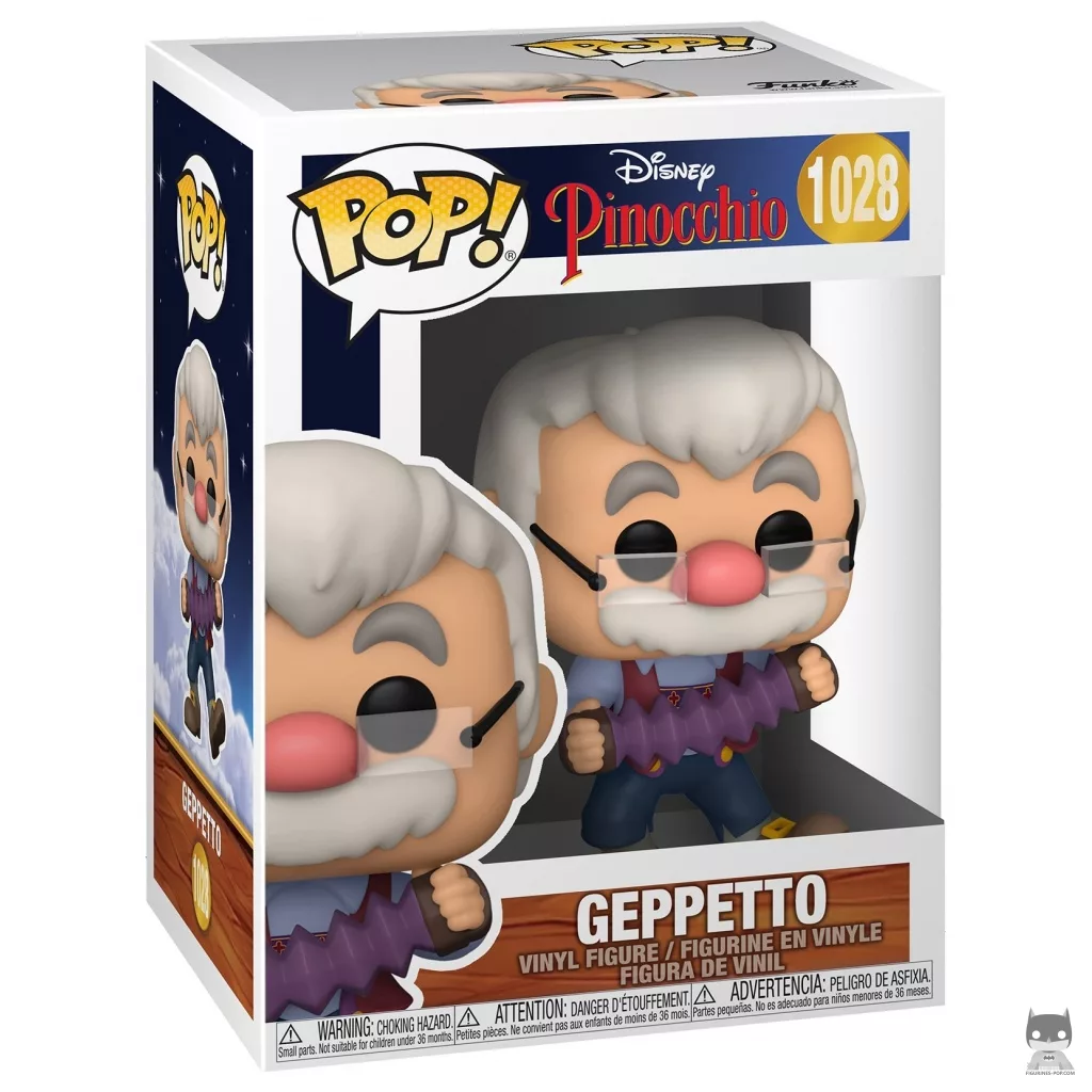 Figura Funko Pop! Geppetto en su caja