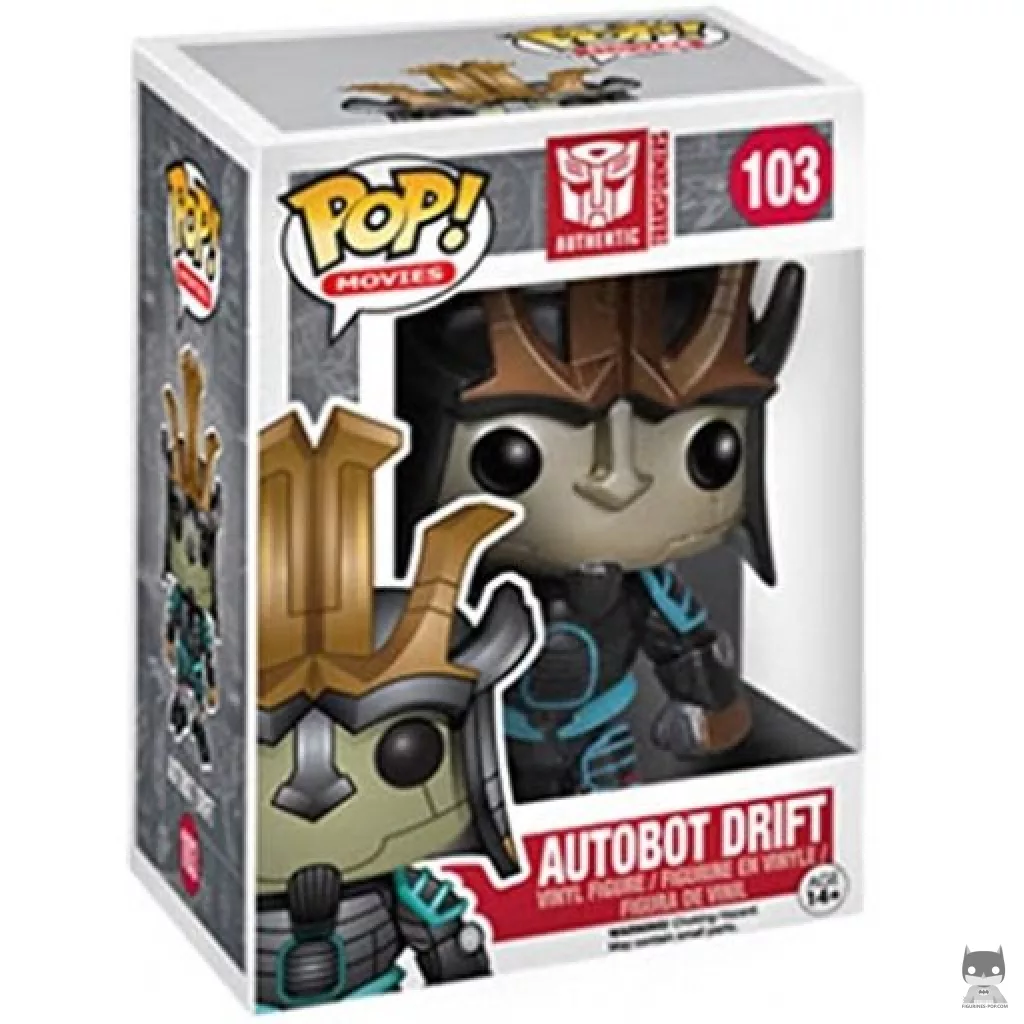 Figura Funko Pop! Autobot Drift en su caja