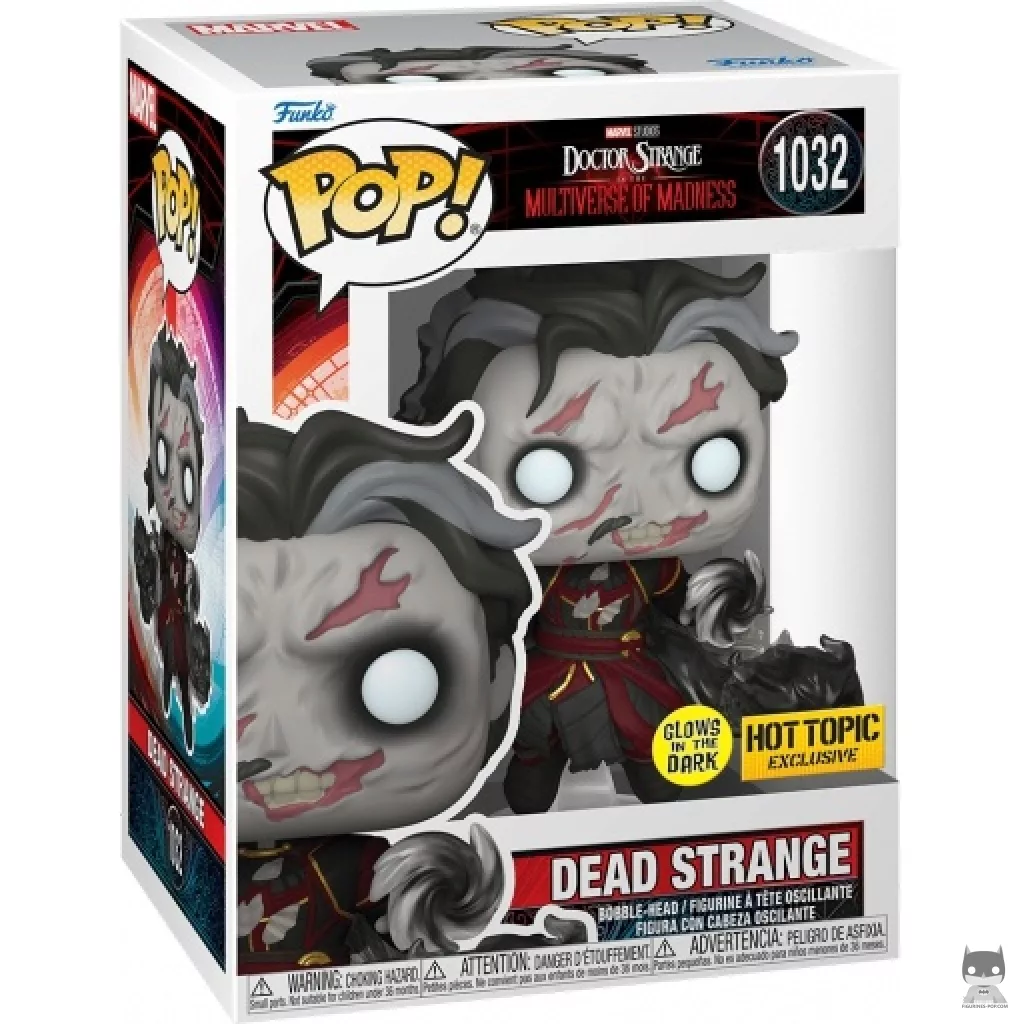 Figura Funko Pop! Strange muerto (Brilla en la oscuridad) en su caja