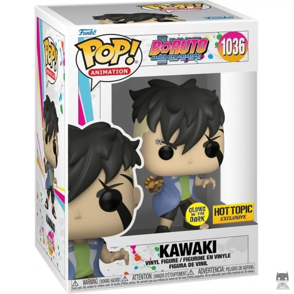 Figura Funko Pop! Kawaki (Brilla en la oscuridad) en su caja
