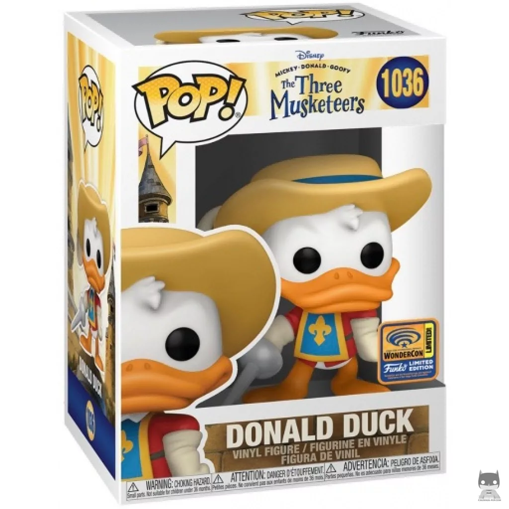 Figura Funko Pop! Pato Donald en su caja