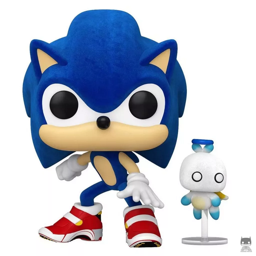 Figura Funko Pop! Sonic con Chao (Flocado) (Sonic The Hedgehog)
