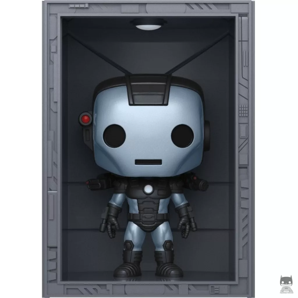 Figura Funko Pop! Sala de las Armaduras: Iron Man Modelo 11 War Machine (Metalizado) (Marvel Comics)