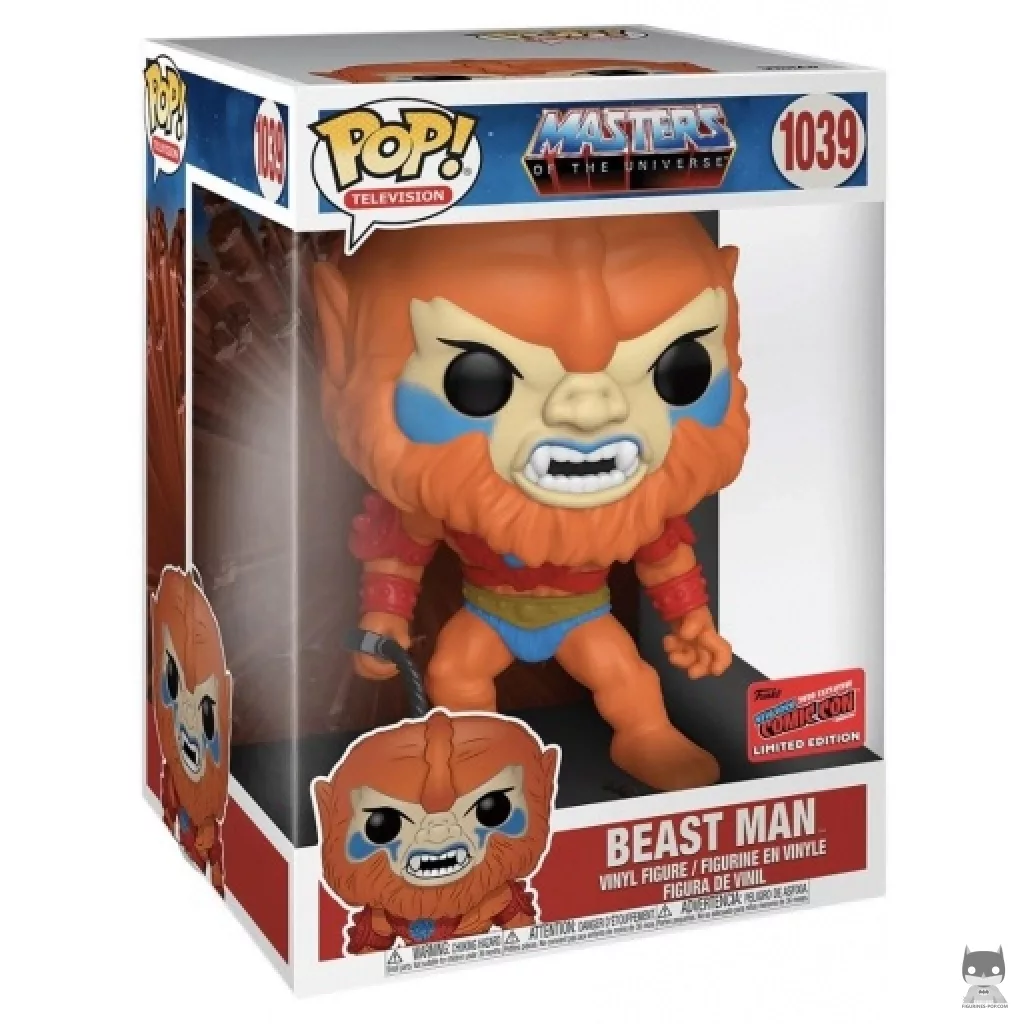 Figura Funko Pop! Beast Man (Supersized) en su caja